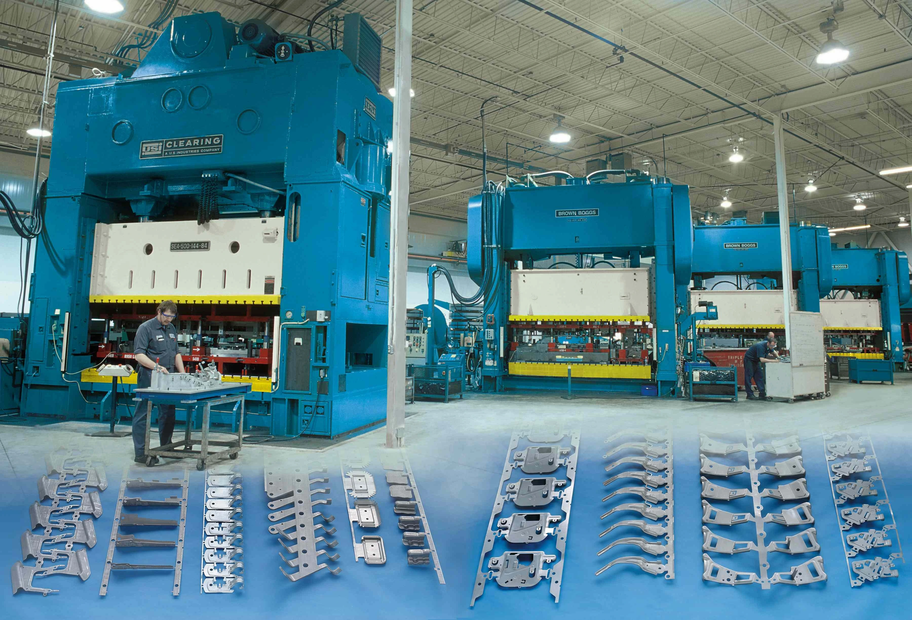 Press machine at A.B.M. Tool & Die