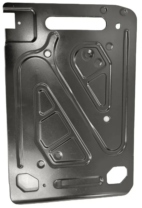 Seat back stamping side view