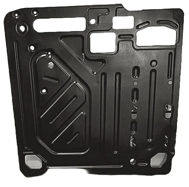 Seat back stamping rear view