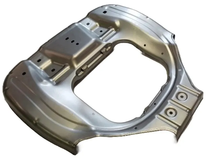 Seat pan stamping bottom view