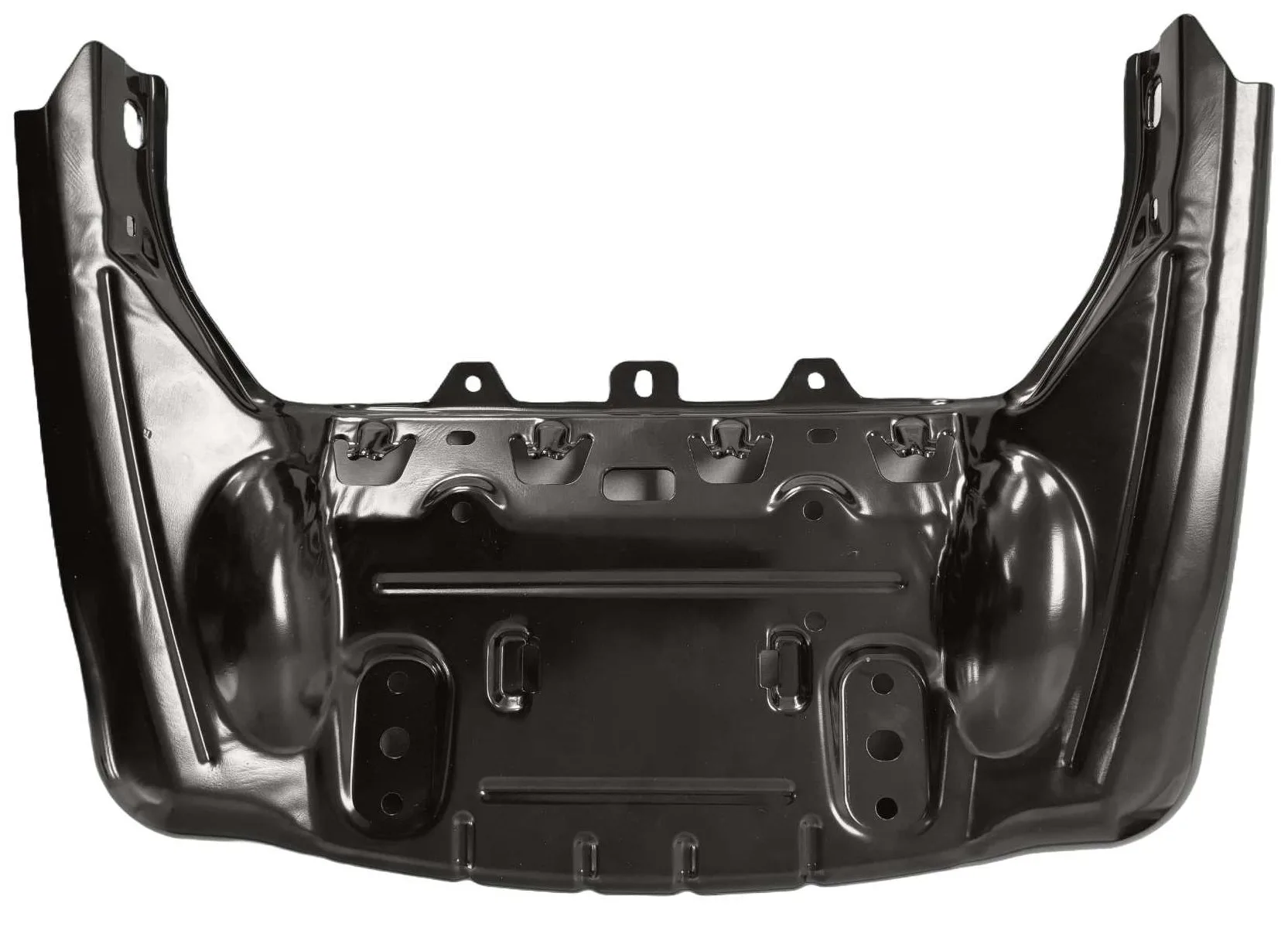 Seat pan stamping top view